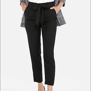 Express Hight Waisted Sash Tie Ankle Pant